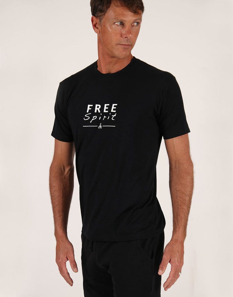 Black-Free-Spirit-Mens-T-Shirt-MTS003